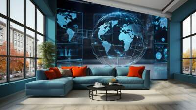 hologram Wall mural