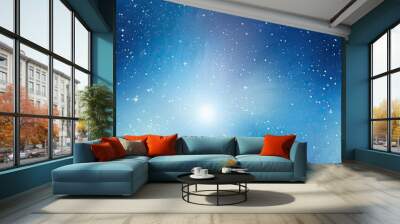 sky with stars Wall mural