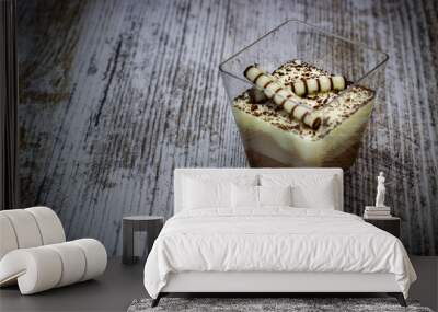 tender summer dessert three chocolates Wall mural