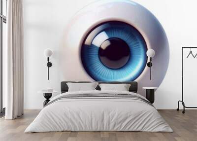 eye in blue 3d Wall mural