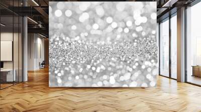 A close-up shot of a sparkly glitter background Wall mural