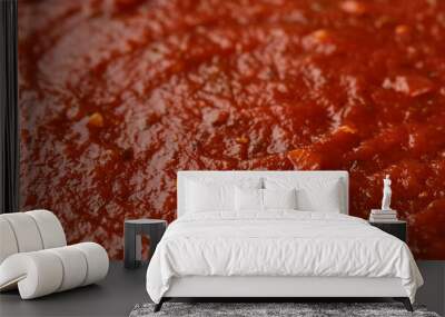 tomato sauce napoletana. tradition Italian tomatoes sauce Wall mural