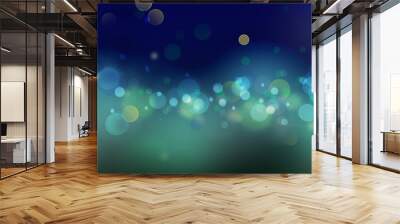 digitally drawn bokeh background Wall mural