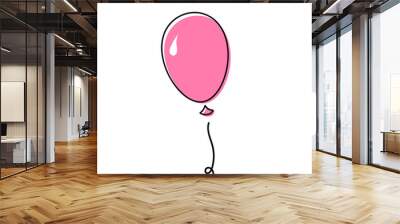 Balloon icon vector Wall mural