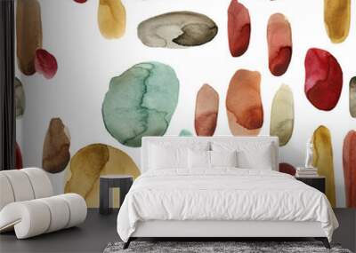 watercolor abstract modern seamless pattern Wall mural