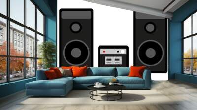 Big two subwoofer speakers Wall mural