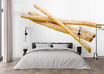 Grissini. Bread sticks. Transparent. Wall mural