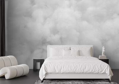 White cotton texture is soft, fluffy wadding background Wall mural