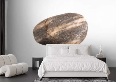 stone isolated on white background Wall mural