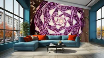 cabbage Wall mural