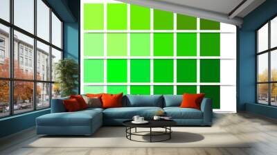 green palette. Colorful bright neon template. Vector illustration. Stock image. Wall mural