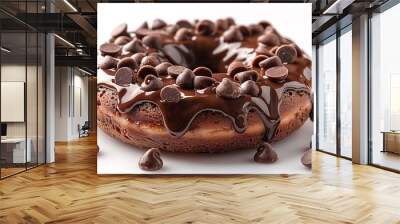 chocolate cake with nuts Wall mural