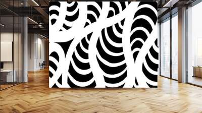 Abstract background. Grunge brush pattern. Texture. Vector. Wall mural