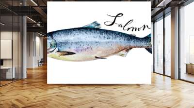 Salmon Wall mural