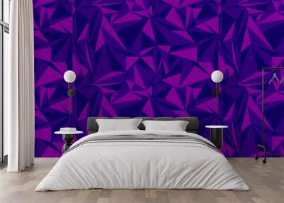 Polygonal Mosaic Background, Low Poly Style, Vector illustration, Business Design Templates Wall mural