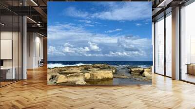 sea and sky Wall mural