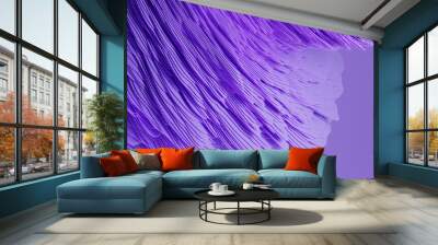 3d render of Violet abstract shape. Dynamic futuristic background. Wall mural