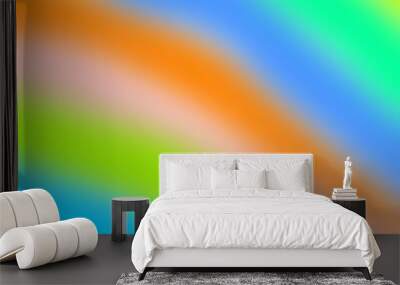 Multicolored blurred bright background. Modern abstract illustration with gradient. Wall mural