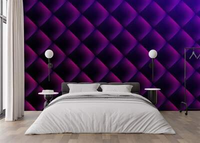 luxury leather shiny diamond-shaped upholstery Wall mural