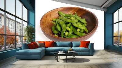 green beans peas on white background for restaurant menu 2 Wall mural