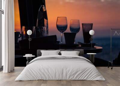 glass of wine Wall mural