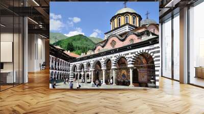 Rila monastery in Bulgaria. Wall mural