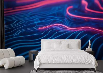 Stylized Lines Overlays | With Control Panel for every Scene Wall mural