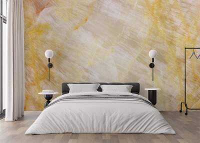 The texture of natural polished smooth natural marble stone Onyx. For abstract home decoration, close-up. Wall mural