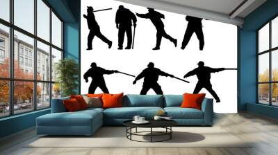 Rounders man Wall mural