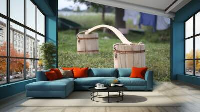 bucket and spade Wall mural