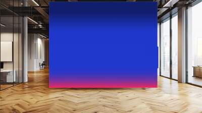 royal blue background with pink illumination Wall mural