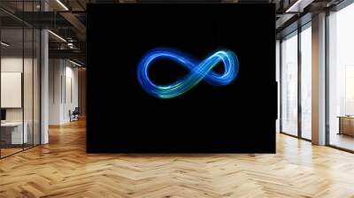 Infinity Neon background  Wall mural