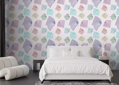 Triangle line Wall mural