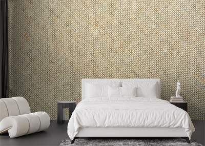 Texture of natural linen fabric  Wall mural