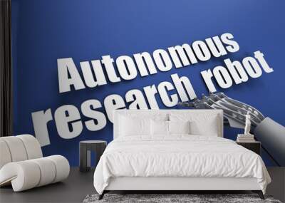 Autonomous research robot Wall mural