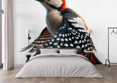 red headed woodpecker Wall mural