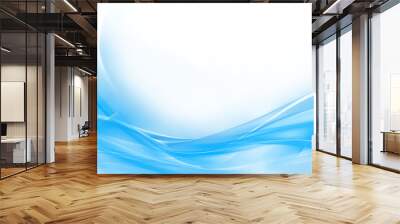 Abstract pastel blue and white background Wall mural