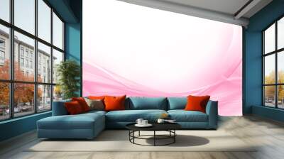 Abstract pastel pink and white background Wall mural