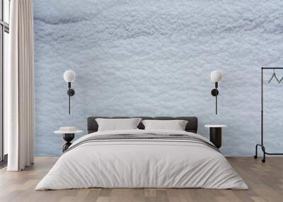 white snow background Wall mural