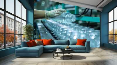 plastic production Wall mural