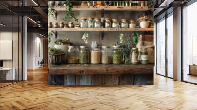 herbal pharmacy Wall mural