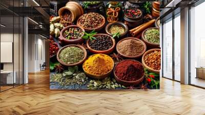 spice background Wall mural