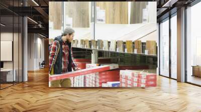 Man in a hardware store Wall mural