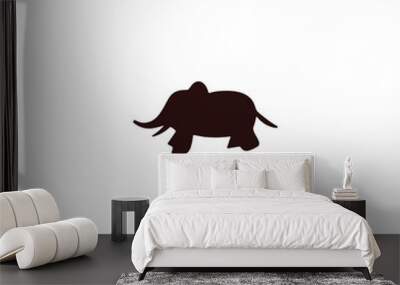 animal icon vector on white background	
 Wall mural