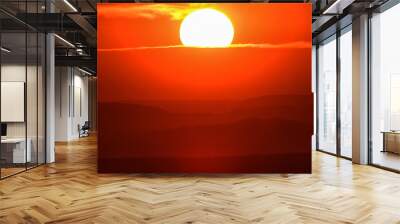 Sunset sky Wall mural