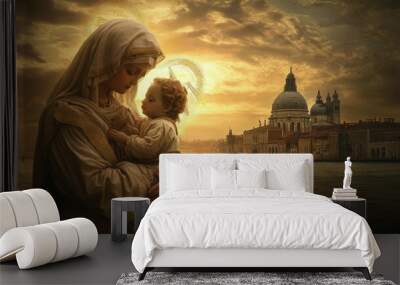 Madonna della Salute in Italy Wall mural