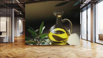 Olive Festival in Spain. ripe olives. olive oil. a holiday in Spain Wall mural