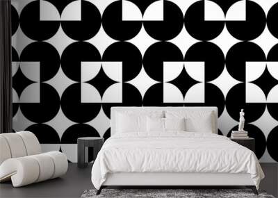 Seamless geometric patter. Perfect pictures for fabric, textile, clothing, wrapping paper, wallpaper Wall mural