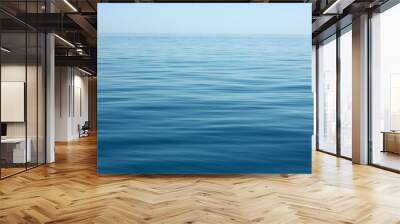 Abstract calm sea or ocean water surface background Wall mural