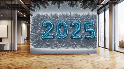 Figure 2025, New Year Wall mural